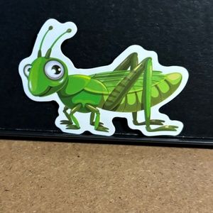 CUTE GRASSHOPER STICKER